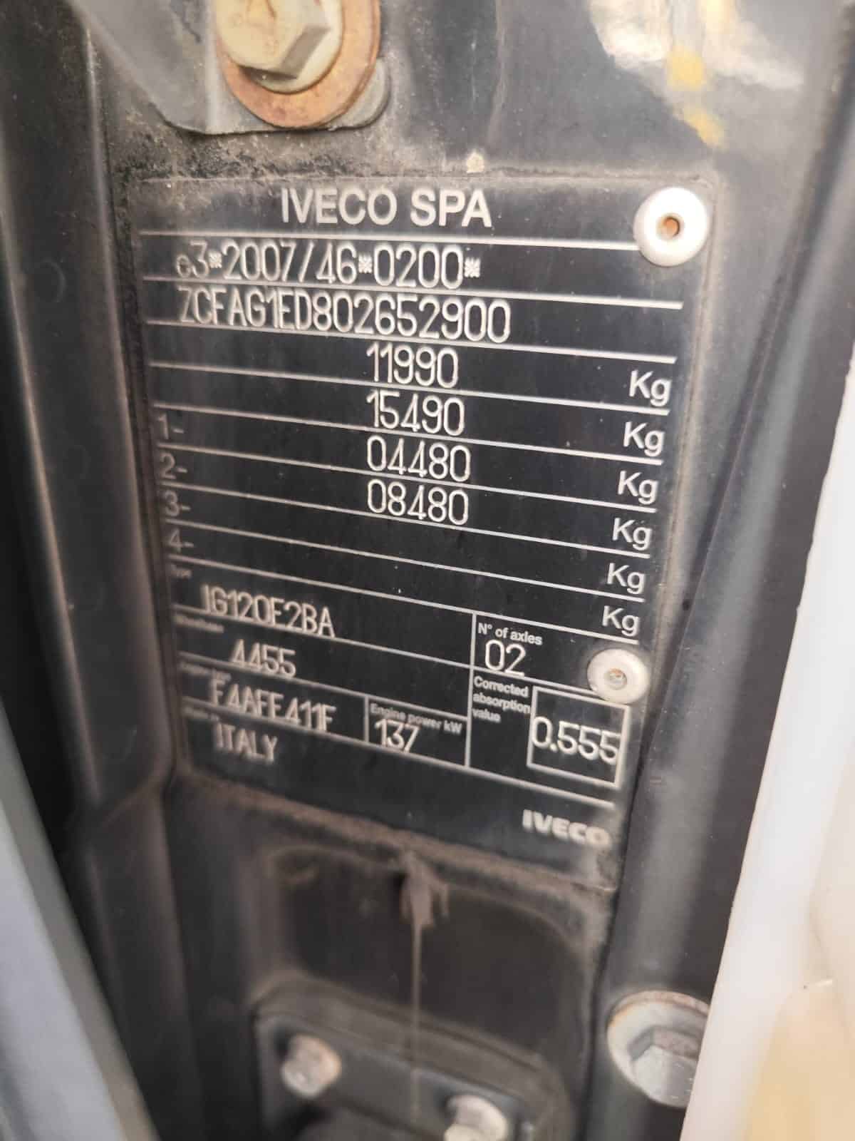 IVECO EUROCARGO 120-190L (COD.INTERNO PM2036) - immagine 26