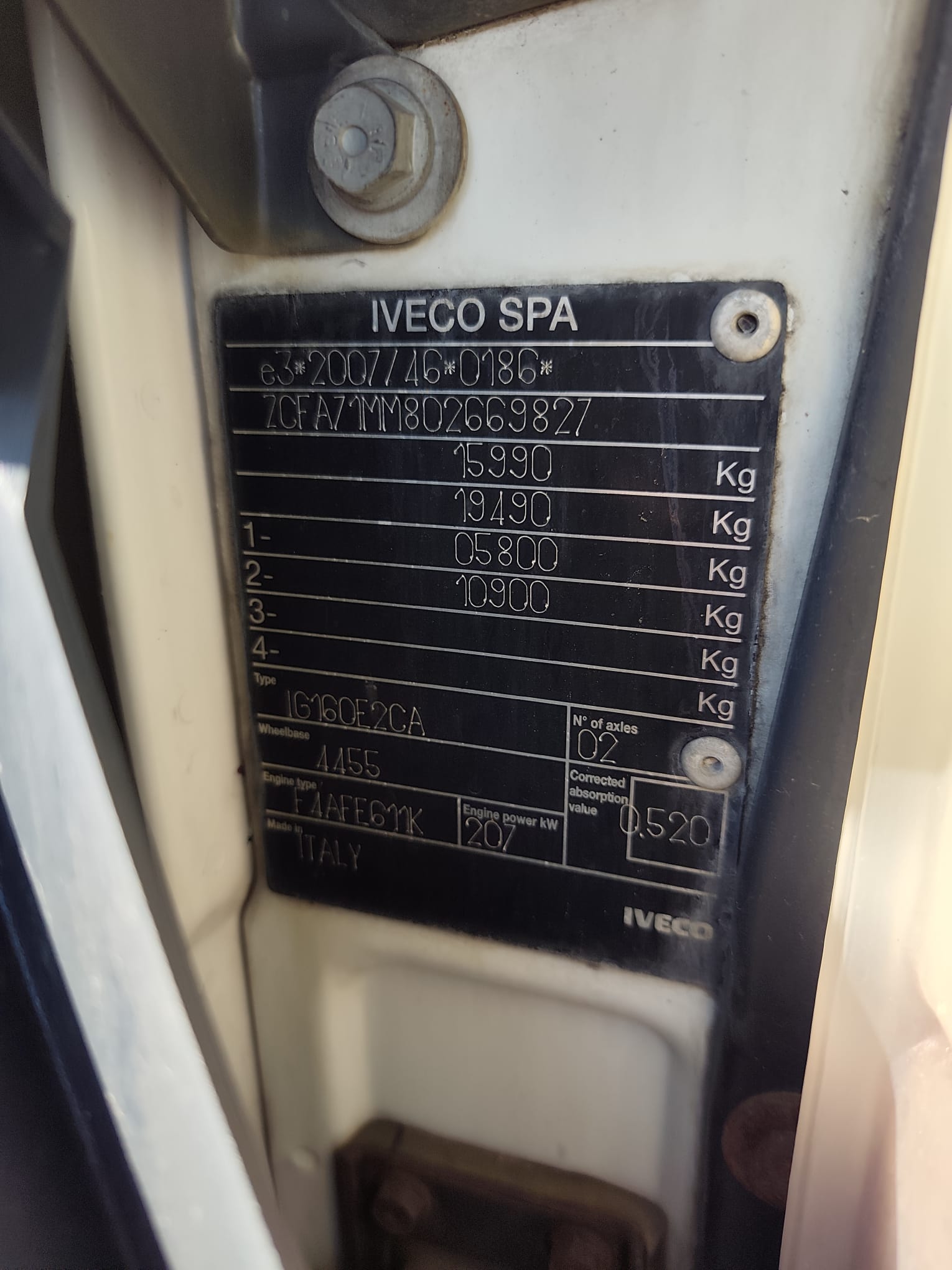 IVECO EUROCARGO 160-280 (COD.INT. PM2132) - immagine 10