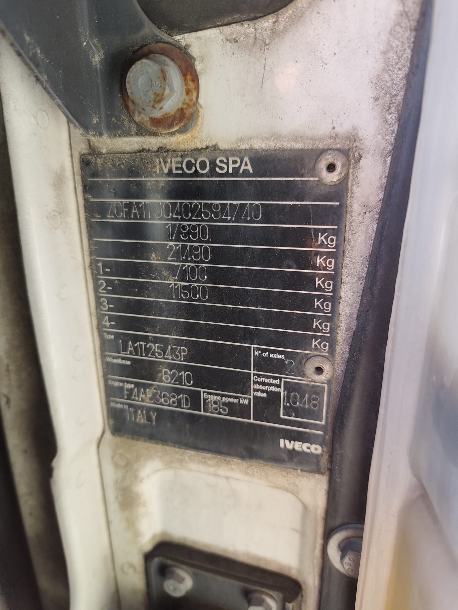 IVECO EUROCARGO 180E25K (COD.INT. PM2219) - immagine 5