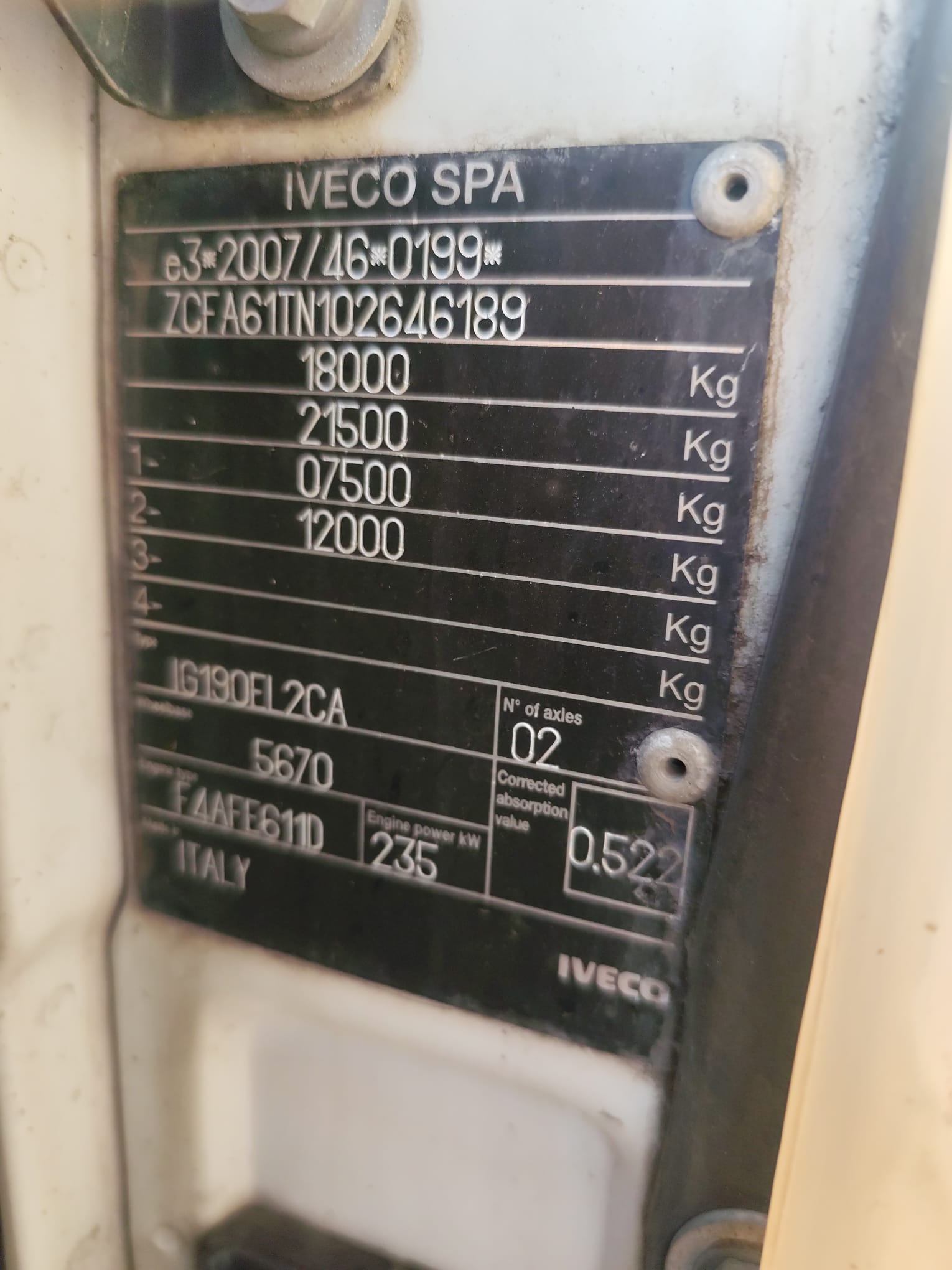 IVECO EUROCARGO 180E32 (COD.INT. PM2168) - immagine 5