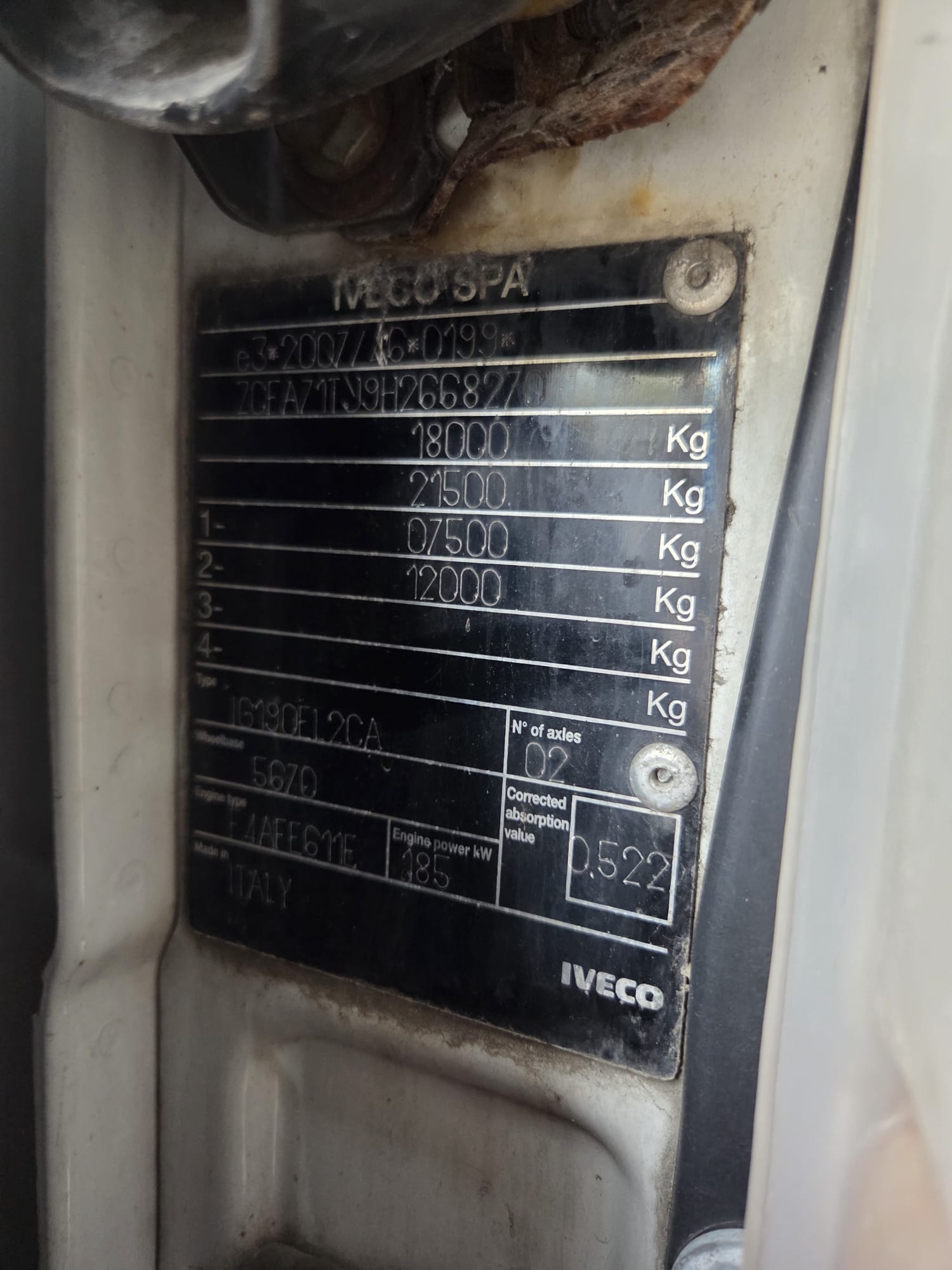 IVECO EUROCARGO 180-250 (COD.INT. PM2186) - immagine 5